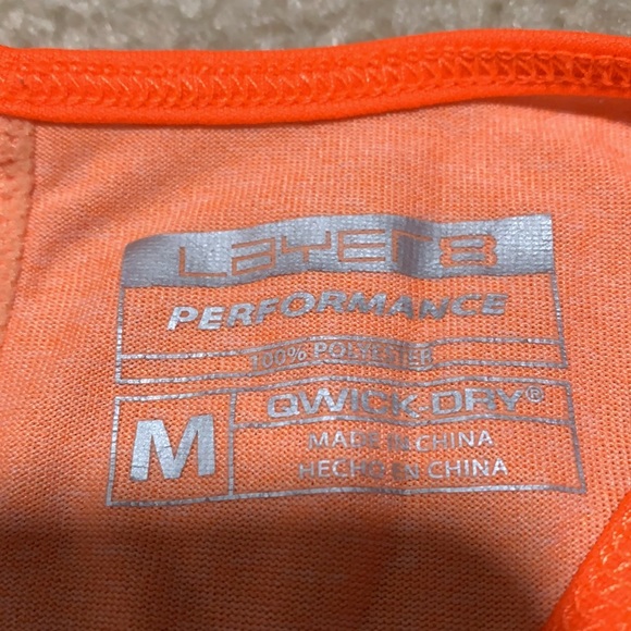 Layer 8 Tops Orange Athletic Tank Poshmark